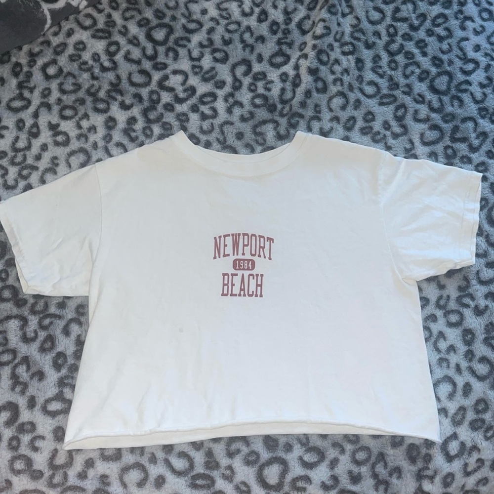 Brandy Melville John Galt Newport Cropped Tee